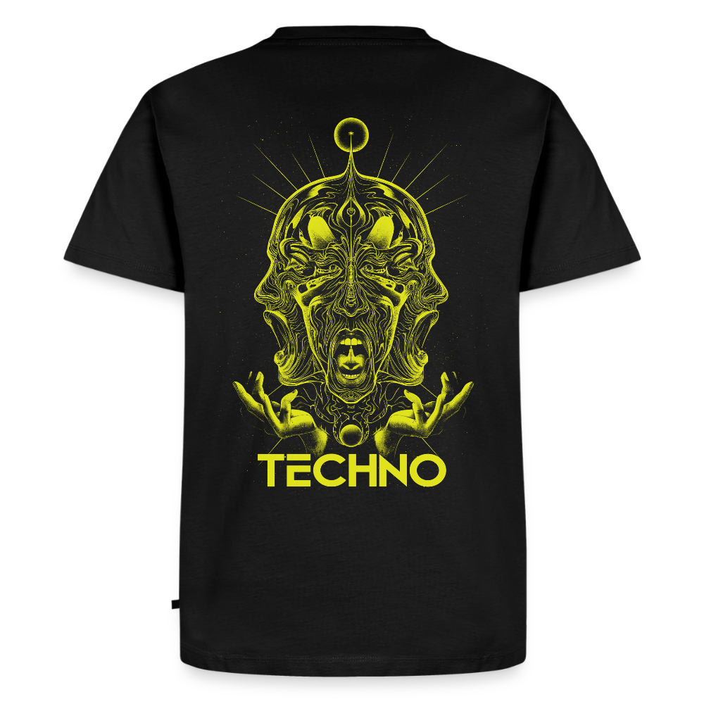 TechnoHead Yellow - Premium T-Shirt - black