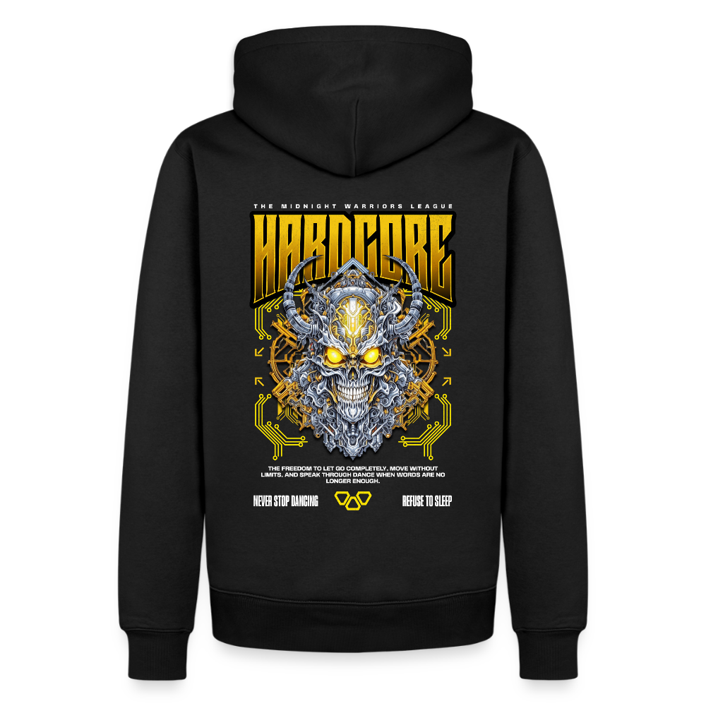 Hardcore Skull - Premium Hoodie - black