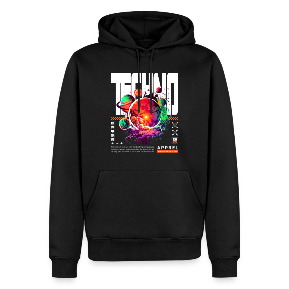 Galaxy Techno - Premium Hoodie - black