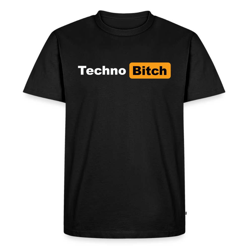 Techno Bitch - Premium T-Shirt - black