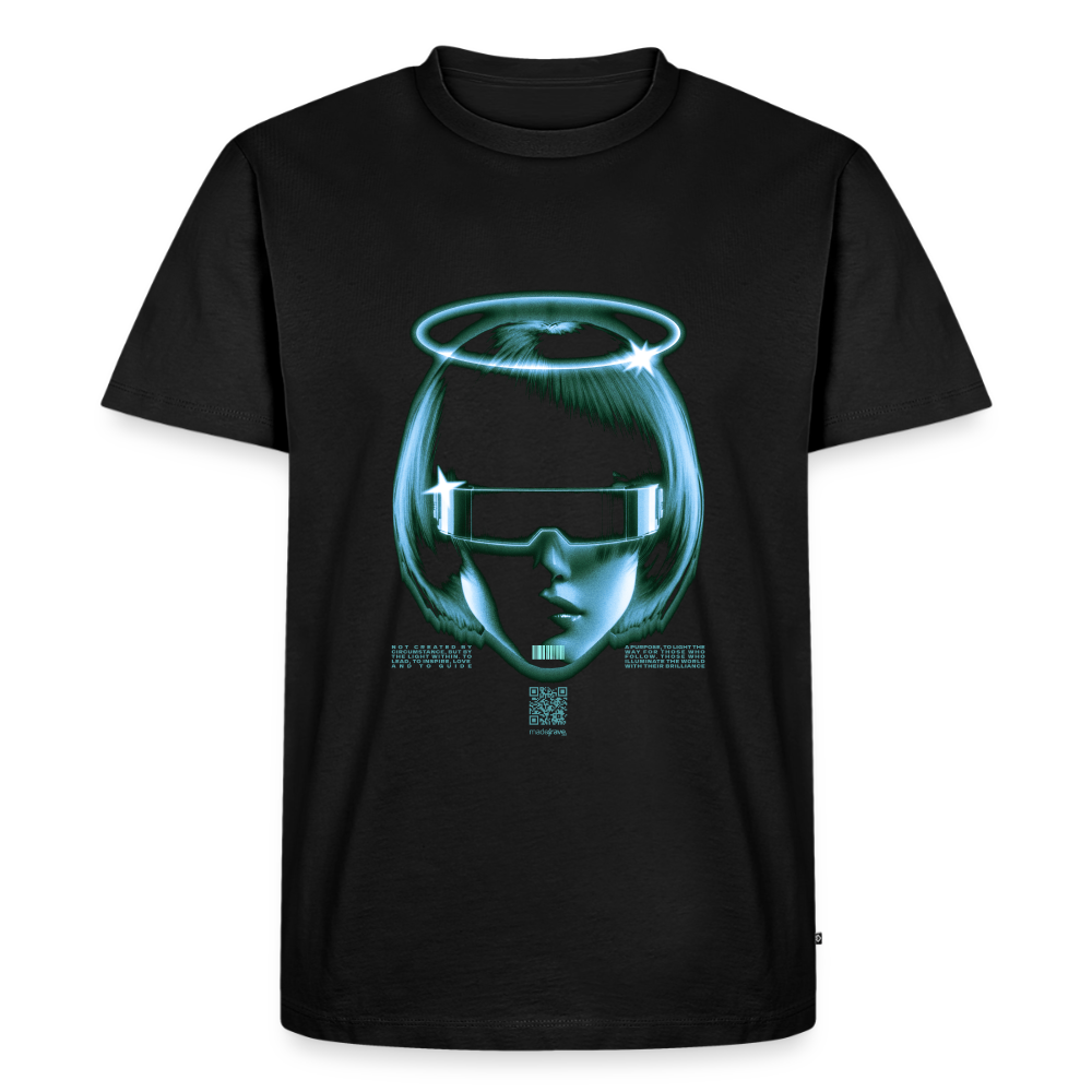 Futuristic Head - Premium T-Shirt - black