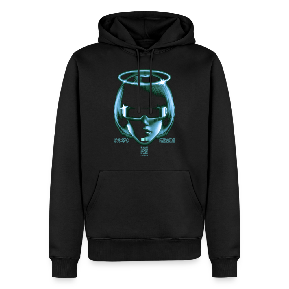 Futuristic Head - Premium Hoodie - black