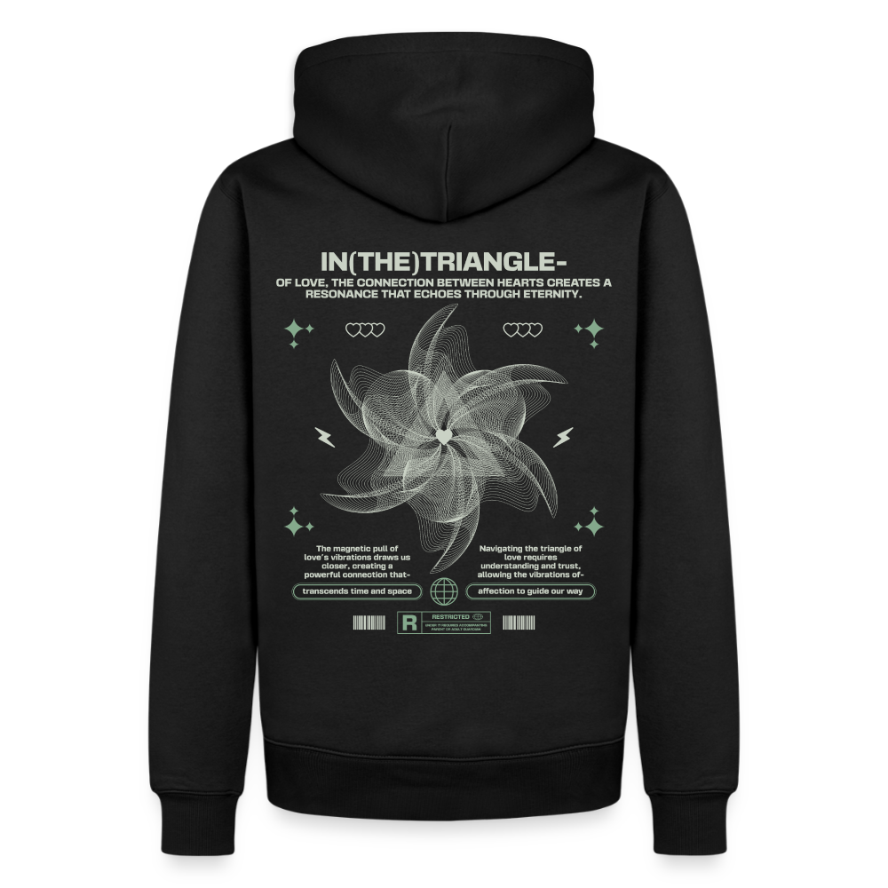 Triangle of Love - Premium Hoodie - black