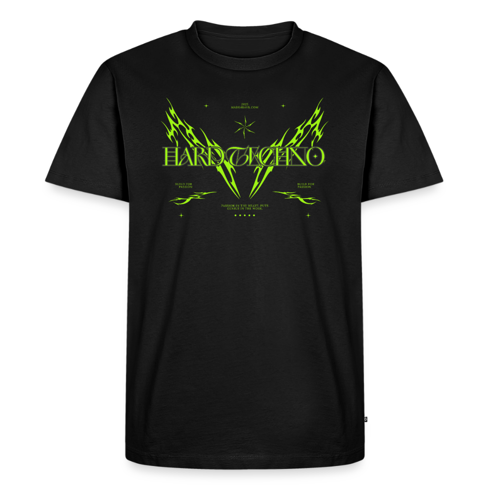 Blazing Cyber Sigil - Premium T-Shirt - black