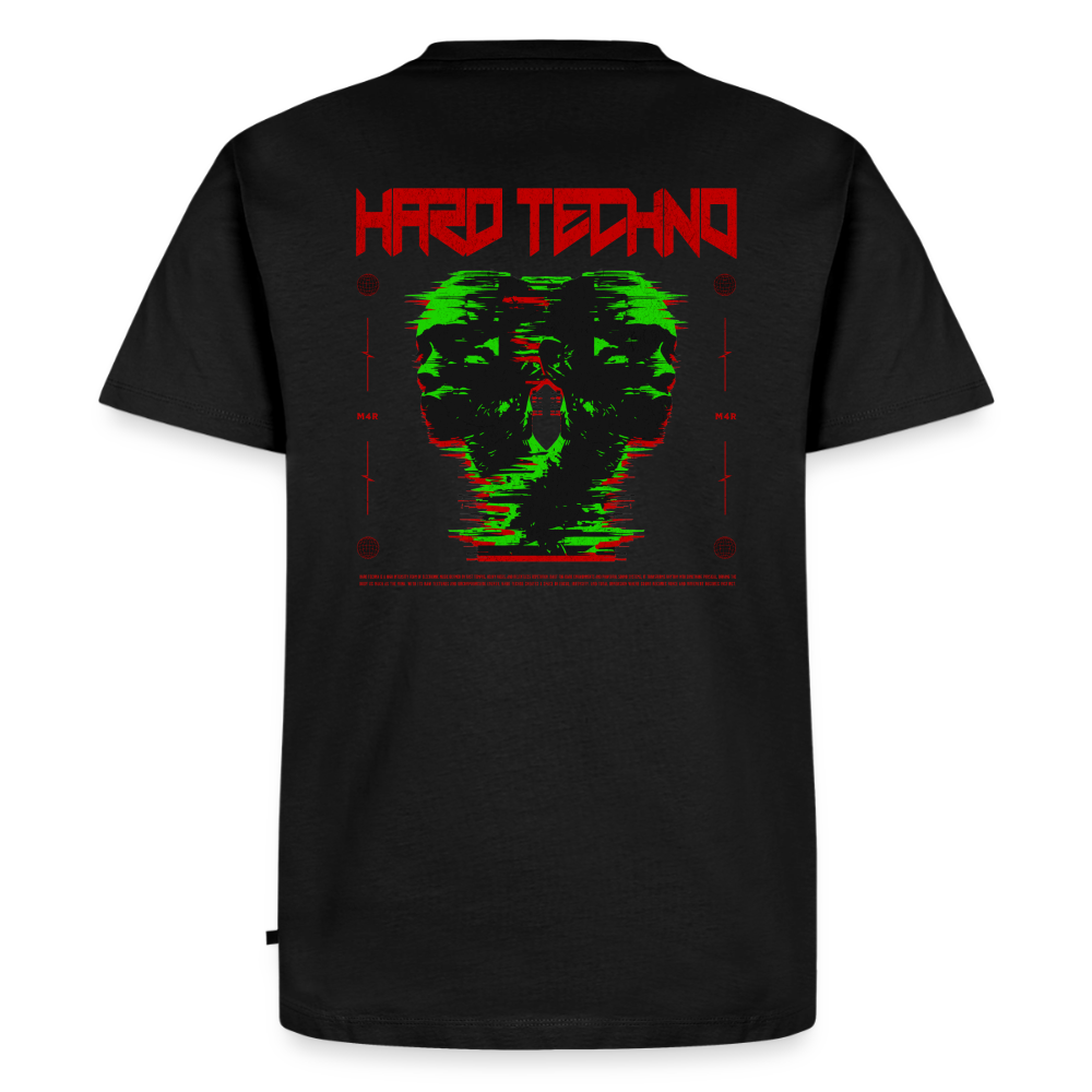 Hard Techno Faces - Premium T-Shirt - black
