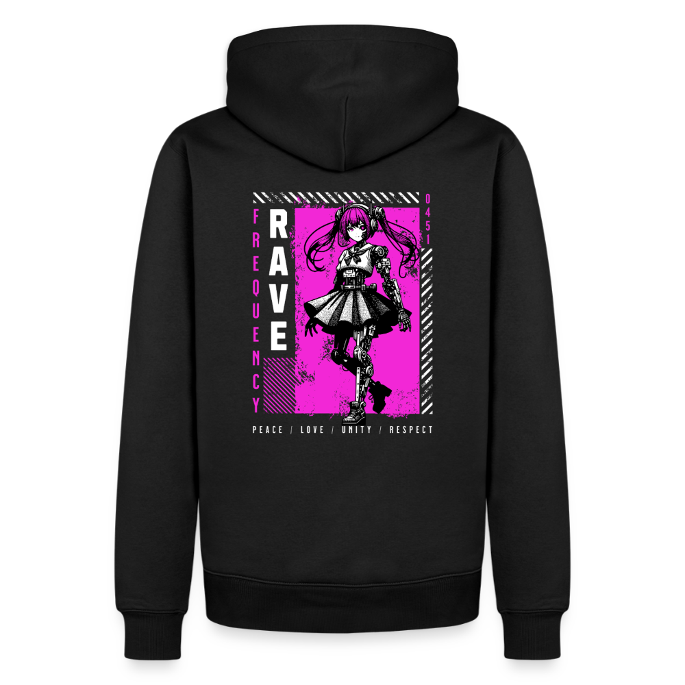 Rave Frequency - Premium Hoodie - black