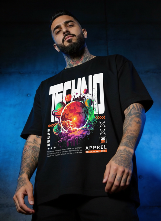 Galaxy Techno - Premium T-Shirt