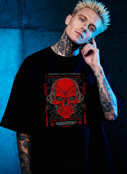 Mech Skull - Premium T-Shirt