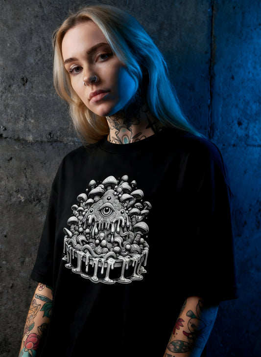 Melted Mush Eye - Premium T-Shirt