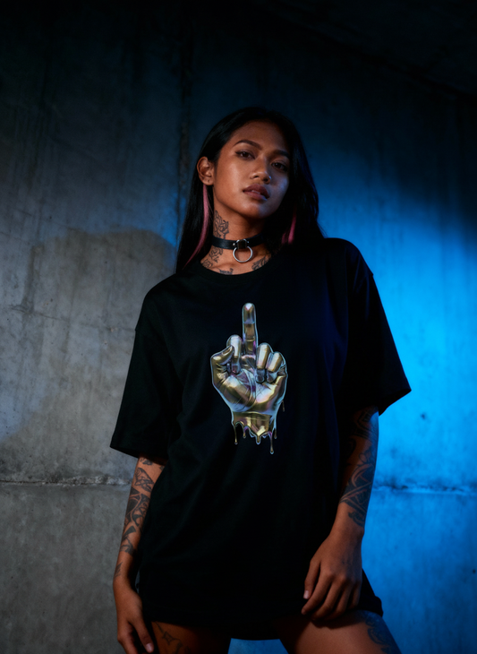 Middle Finger - Premium T-Shirt