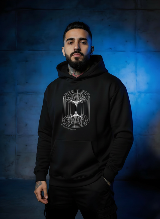 Refuse to Sleep Warp - Premium Hoodie