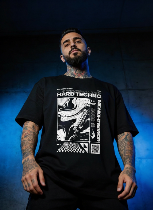 Swirl My Techno - Premium T-Shirt