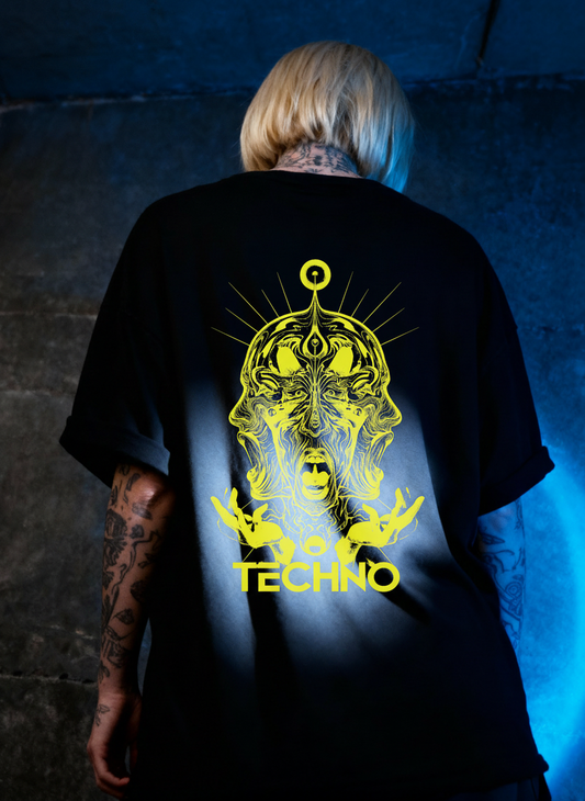 TechnoHead Yellow - Premium T-Shirt