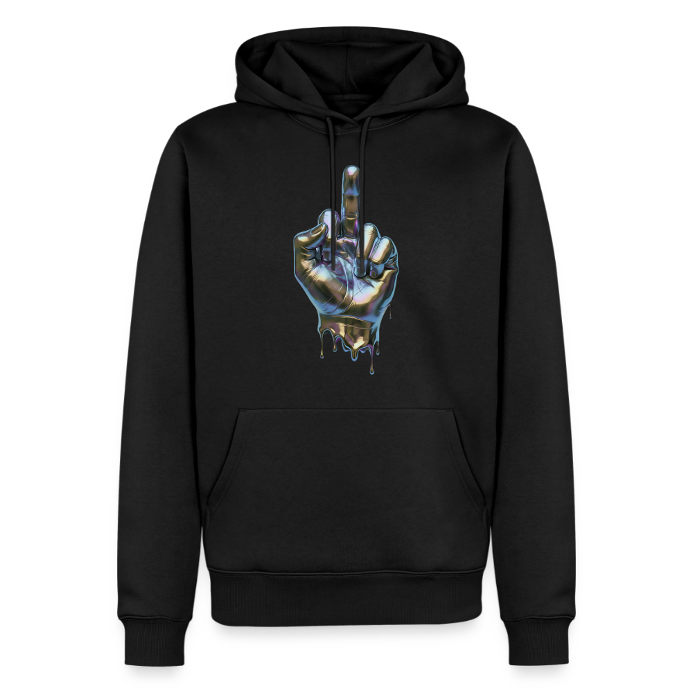 Middle Finger - Premium Hoodie - black
