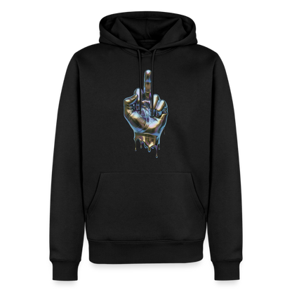 Middle Finger - Premium Hoodie - black