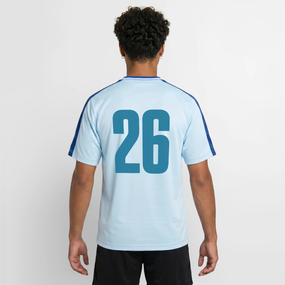 OVF - Mesh T-Shirt - DB Blue - light blue/dark blue