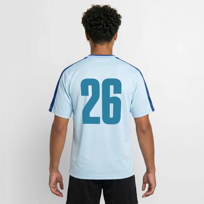 OVF - Mesh T-Shirt - DB Blue - light blue/dark blue