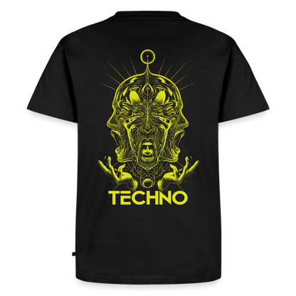 TechnoHead Yellow - Premium T-Shirt - black