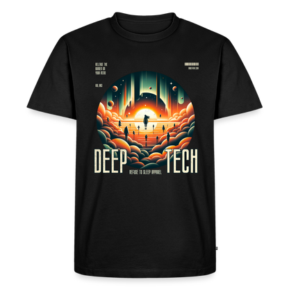 Deep Tech Circle - Premium T-Shirt - black