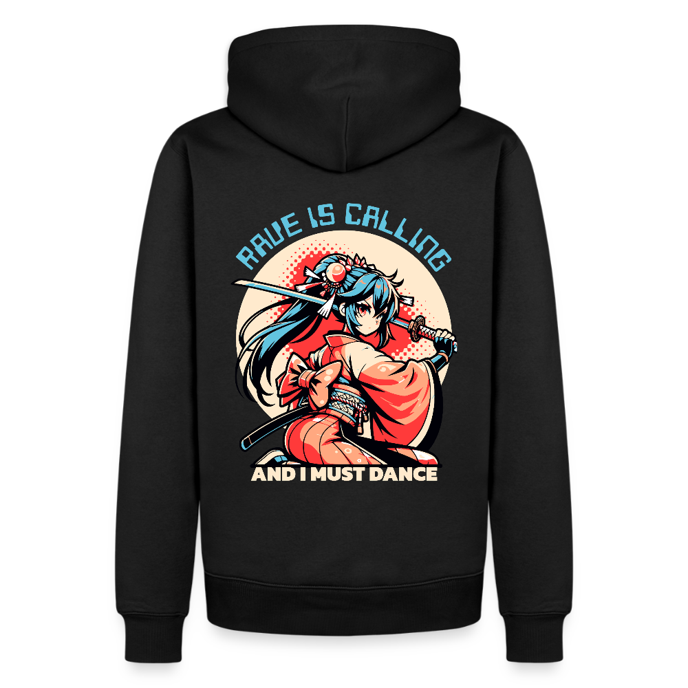 Rave is Calling - Premium Hoodie - black