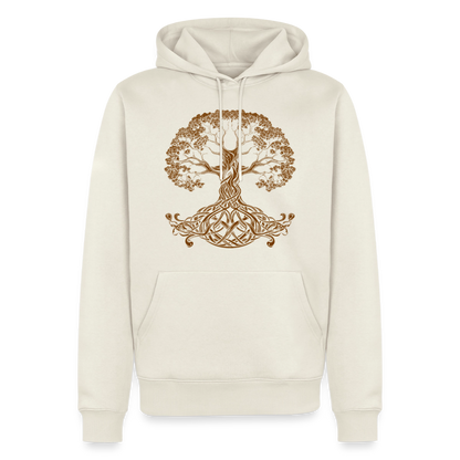 Tree Brown - Premium Hoodie - off white