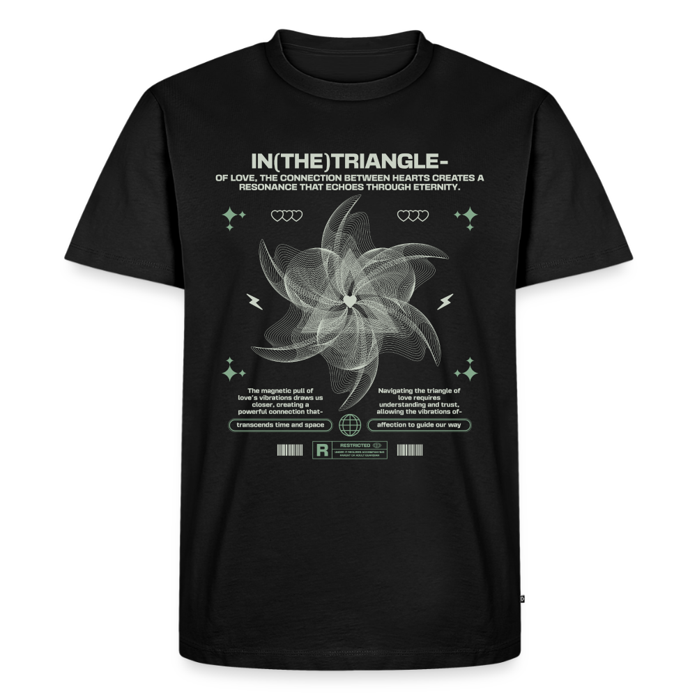 Triangle of Love - Premium T-Shirt - black