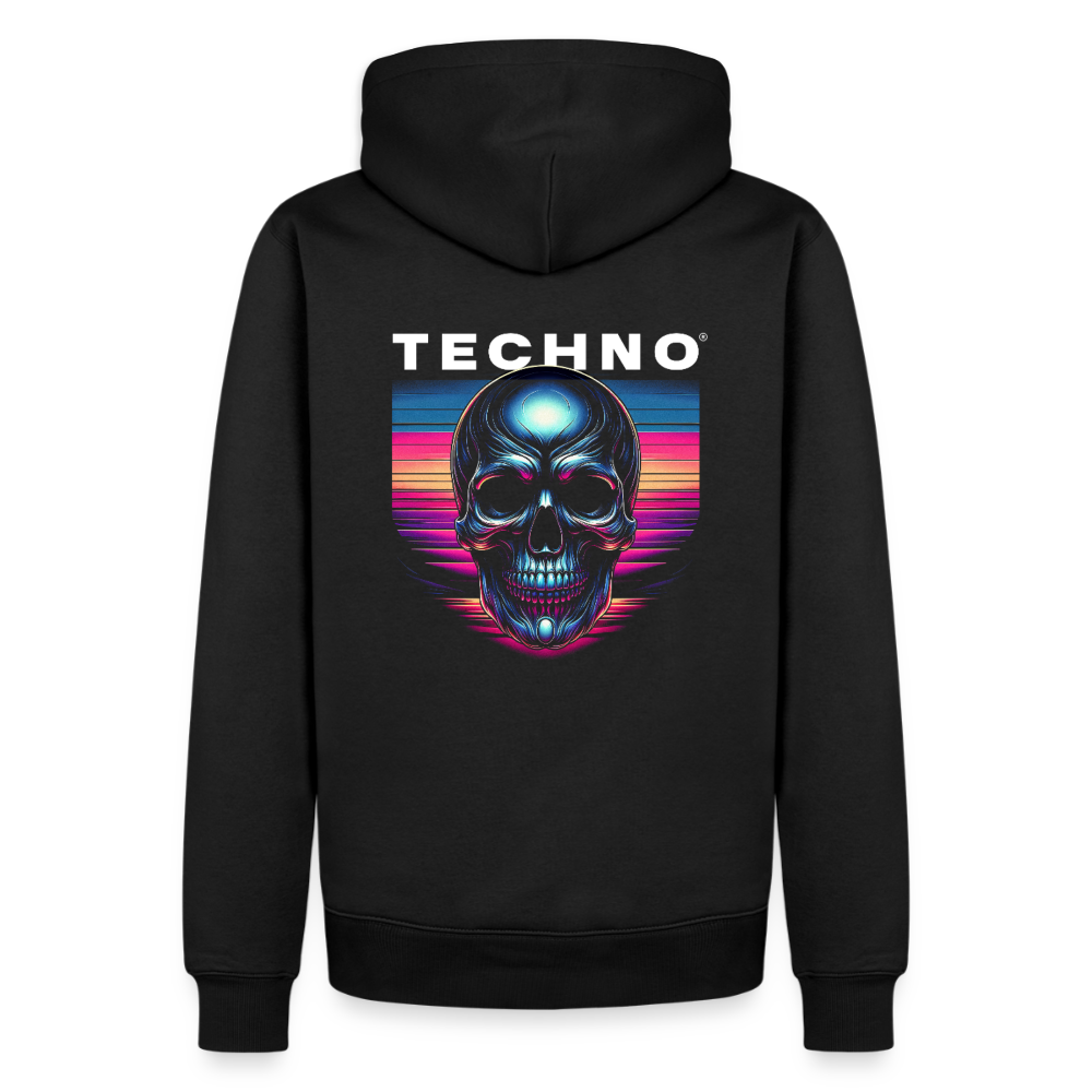 Old Skull - Premium Hoodie - black