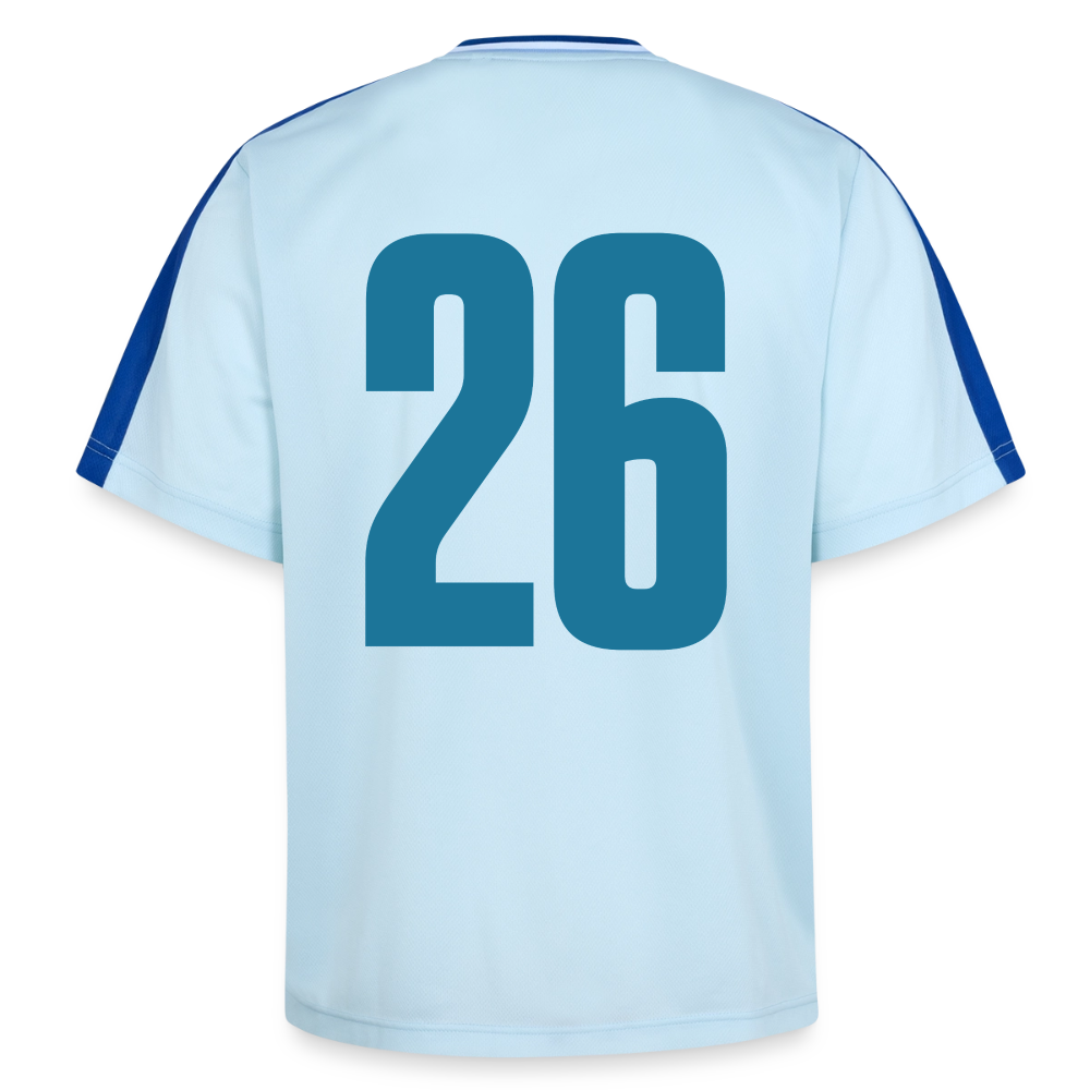 OVF - Mesh T-Shirt - DB Blue - light blue/dark blue