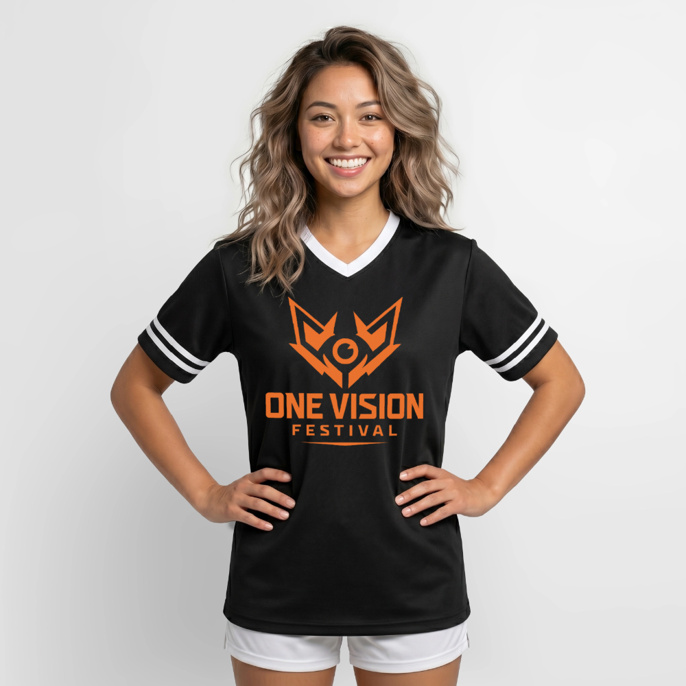 OVF - Mesh T-Shirt - O Black - black/white