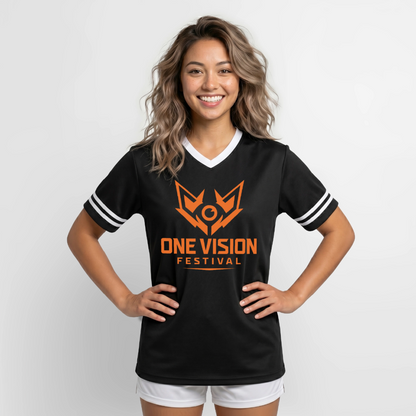 OVF - Mesh T-Shirt - O Black - black/white