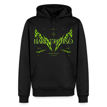 Blazing Cyber Sigil - Premium Hoodie - black