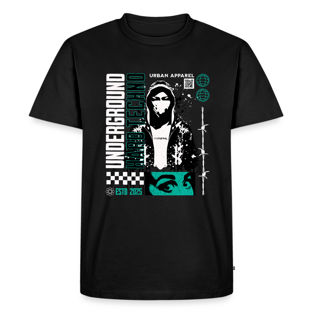 Hard Techno Underground - Premium T-Shirt - black