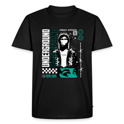 Hard Techno Underground - Premium T-Shirt - black