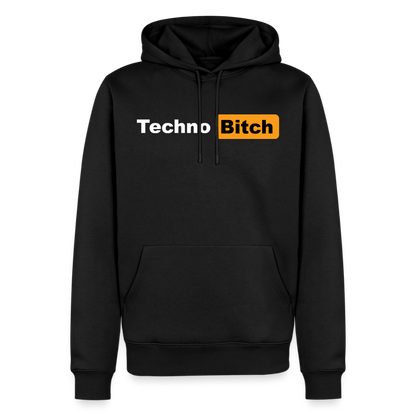 Techno Bitch - Premium Hoodie - black
