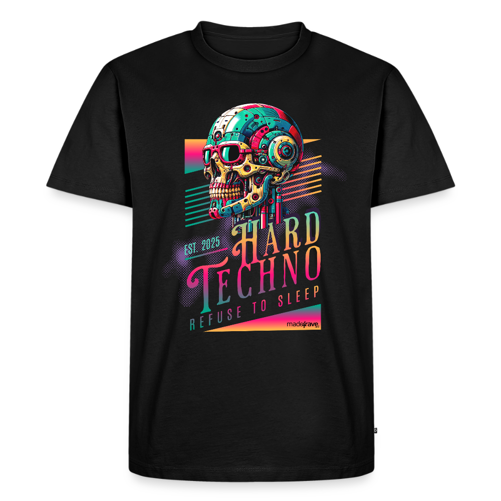 Hard Techno Skull - Premium T-Shirt - black