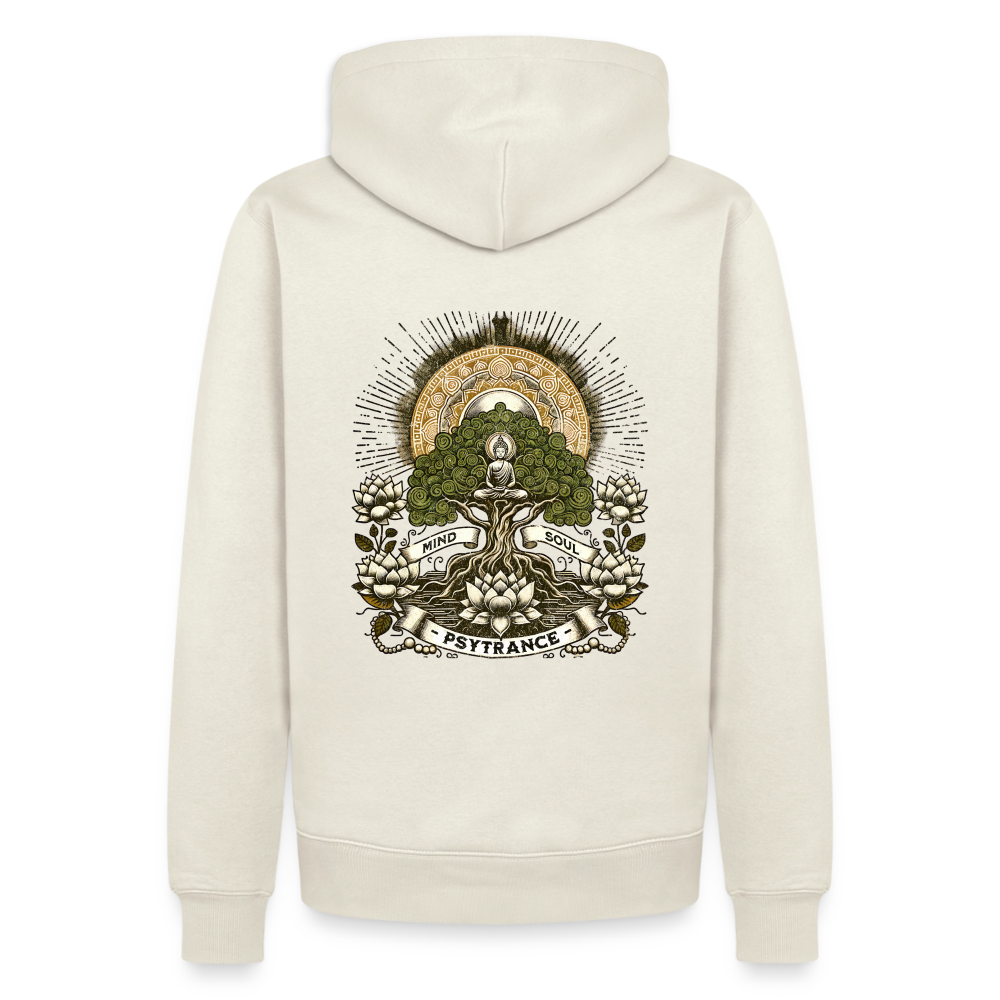 Psytrance Tree - Premium Hoodie - off white