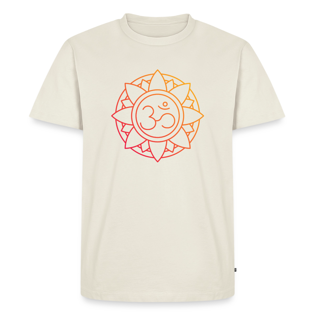 Om Mandala - Premium T-Shirt - off white