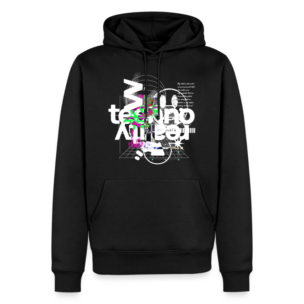 Techno Punk - Premium Hoodie - black