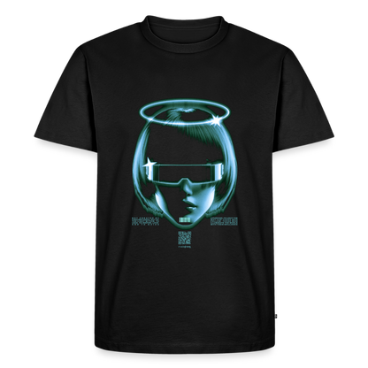 Futuristic Head - Premium T-Shirt - black