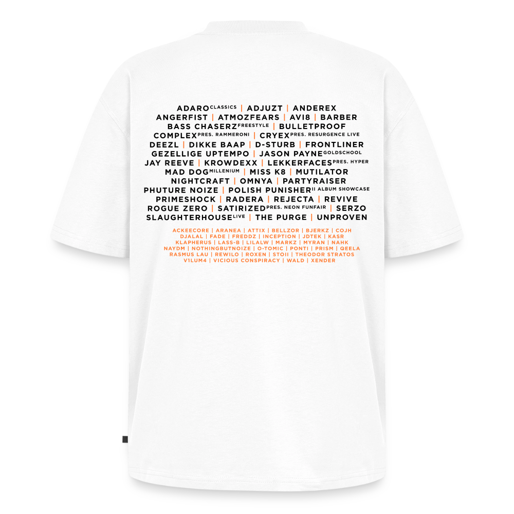 OVF - Oversized Lineup Tee - White - white