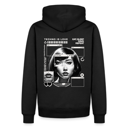Techno is Love - Premium Hoodie - black