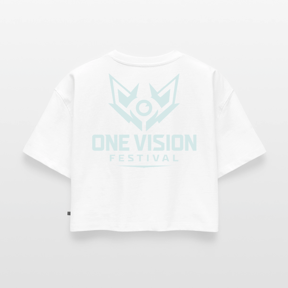 OVF - Women’s Cropped T-Shirt - LB White - white