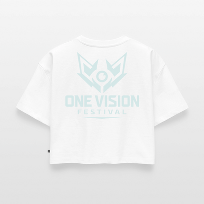 OVF - Women’s Cropped T-Shirt - LB White - white