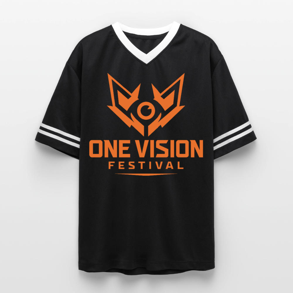 OVF - Mesh T-Shirt - O Black - black/white