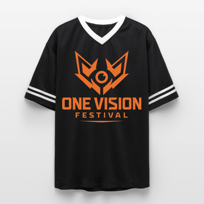 OVF - Mesh T-Shirt - O Black - black/white