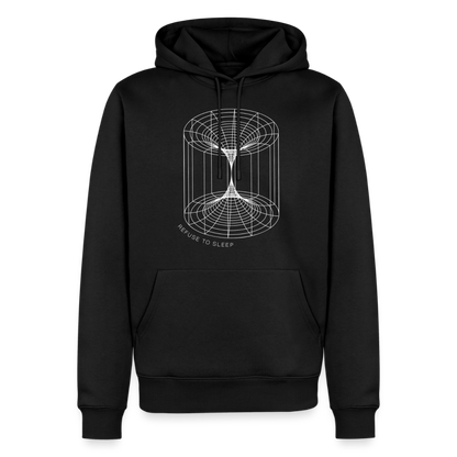 Refuse to Sleep Warp - Premium Hoodie - black