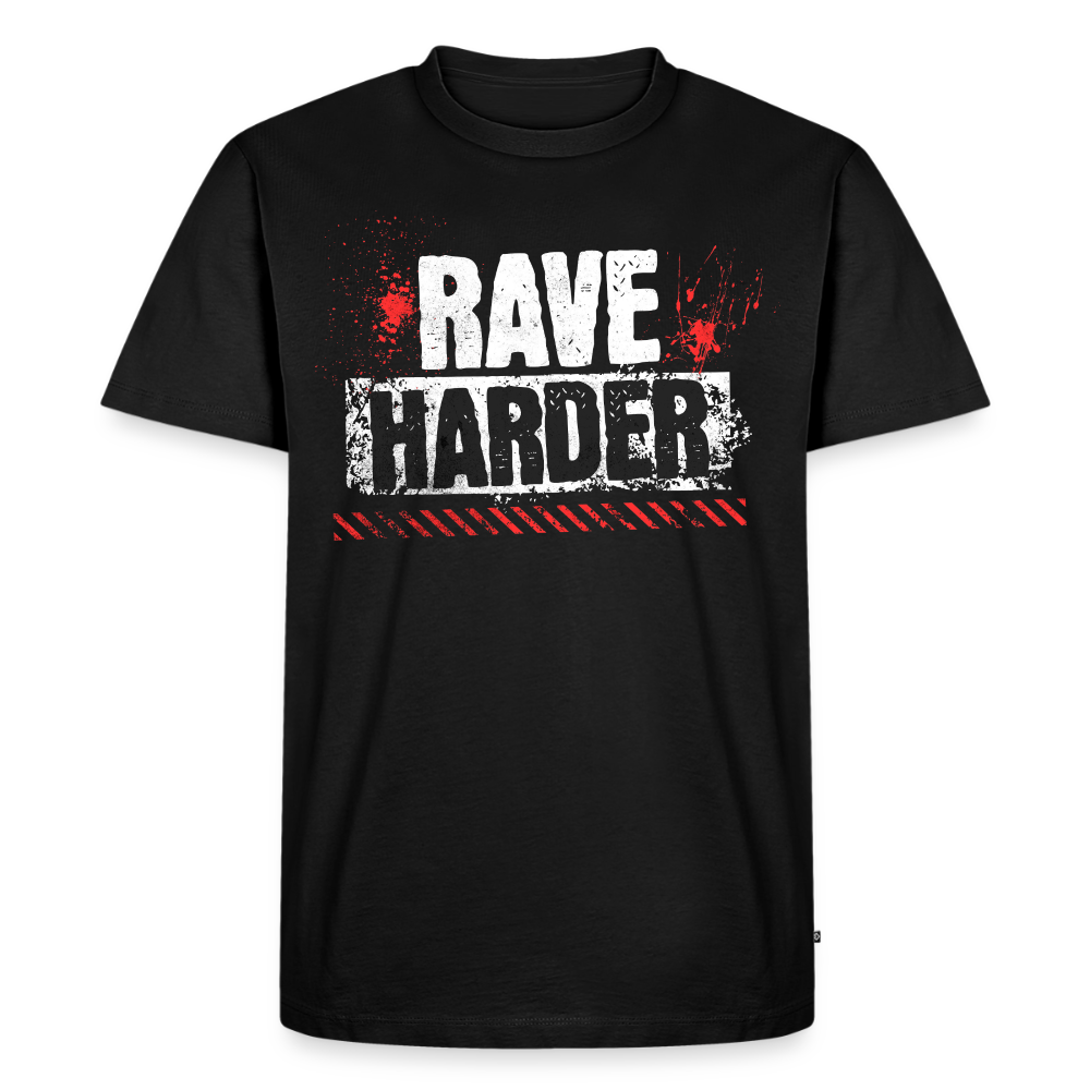 Rave Harder - Premium T-Shirt - black