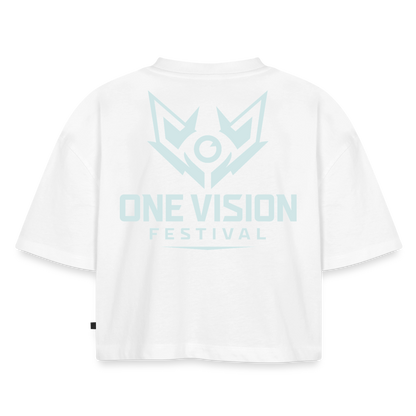 OVF - Women’s Cropped T-Shirt - LB White - white