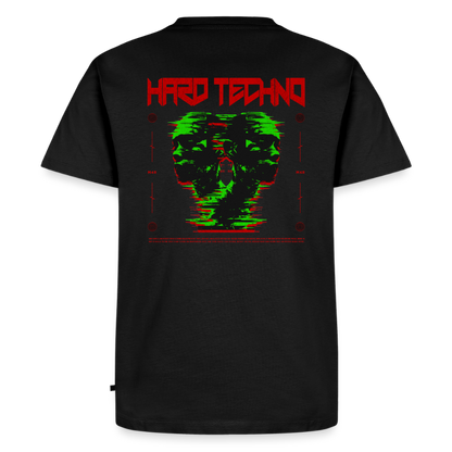 Hard Techno Faces - Premium T-Shirt - black