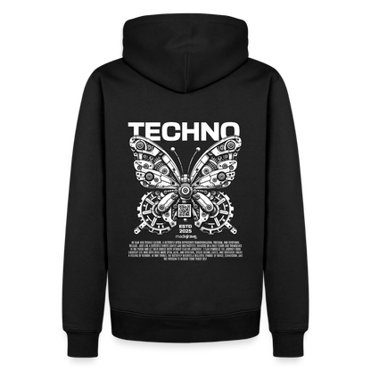 Techno Butterfly - Premium Hoodie - black
